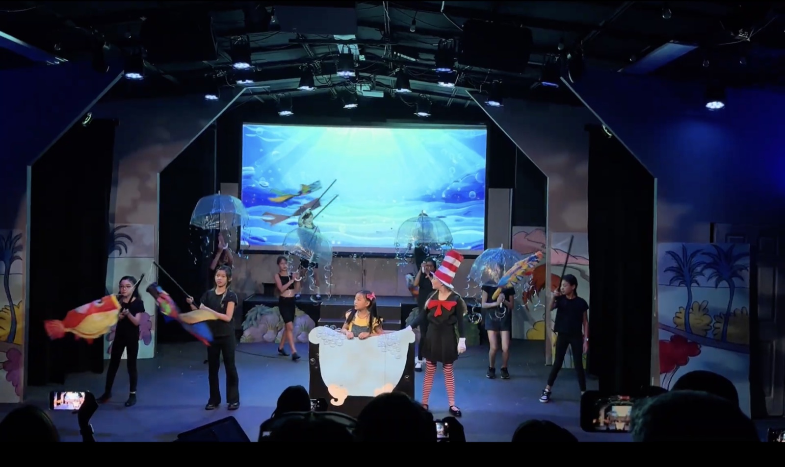 Christine as JoJo on stage during Seussical the Musical