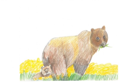 Watercolor painting returning from Yosemite